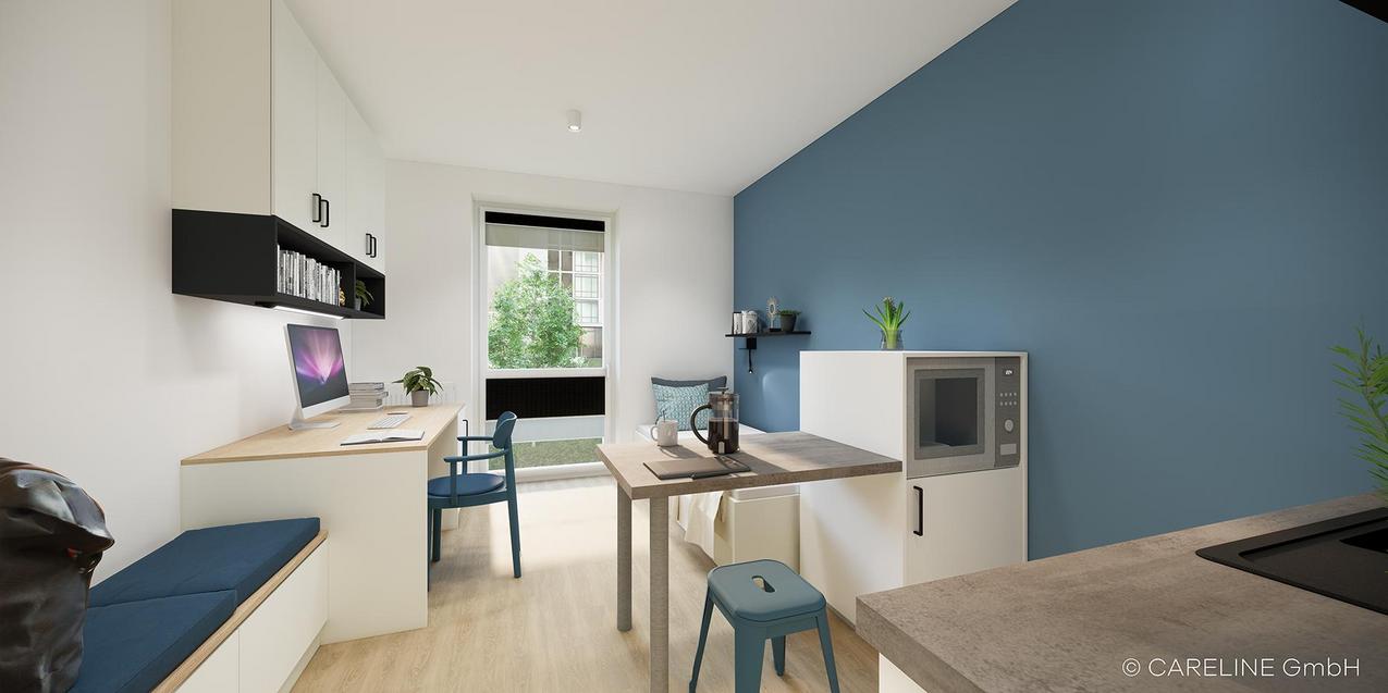 Apartmentüberblick Quartillion Wiesbaden