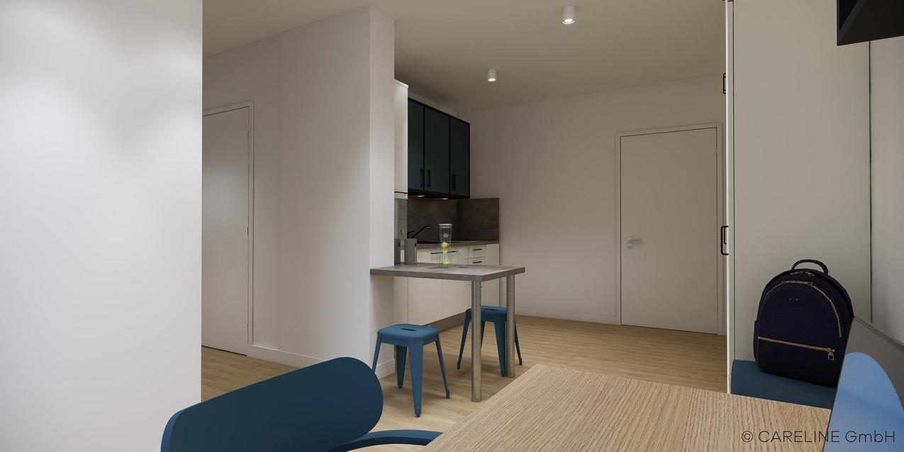 Apartmentüberblick Quartillion Wiesbaden