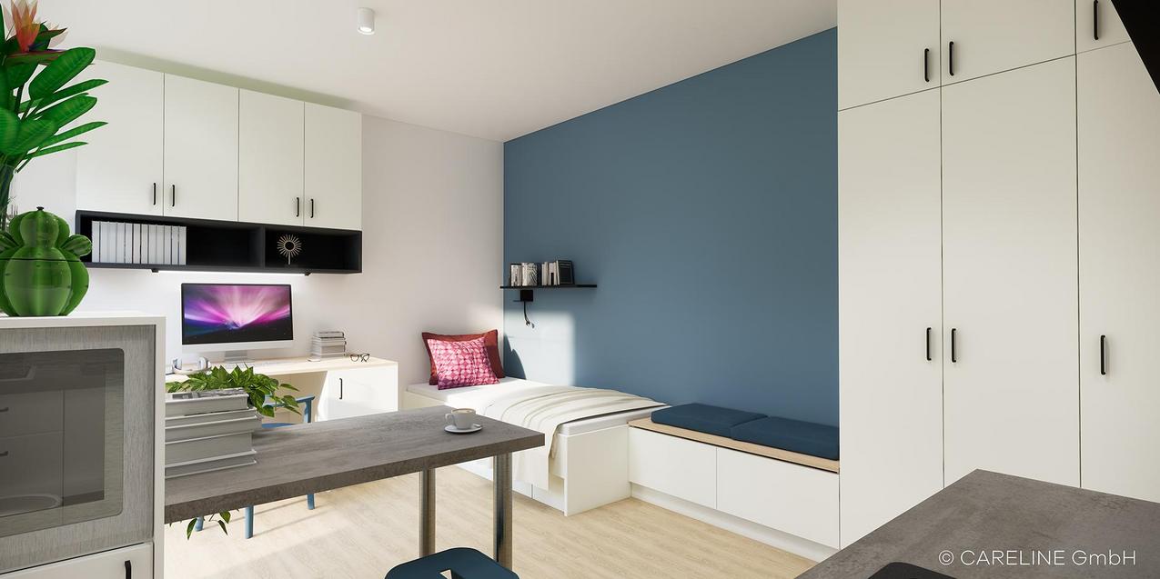 Apartmentüberblick Quartillion Wiesbaden